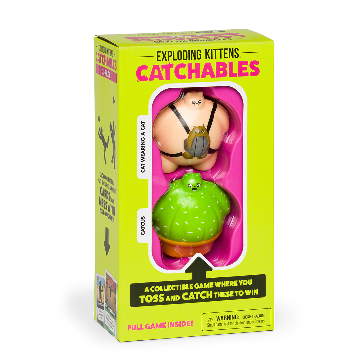 Catchables 2-Pack #2 (Cat-wearing-a-cat & Catcus)