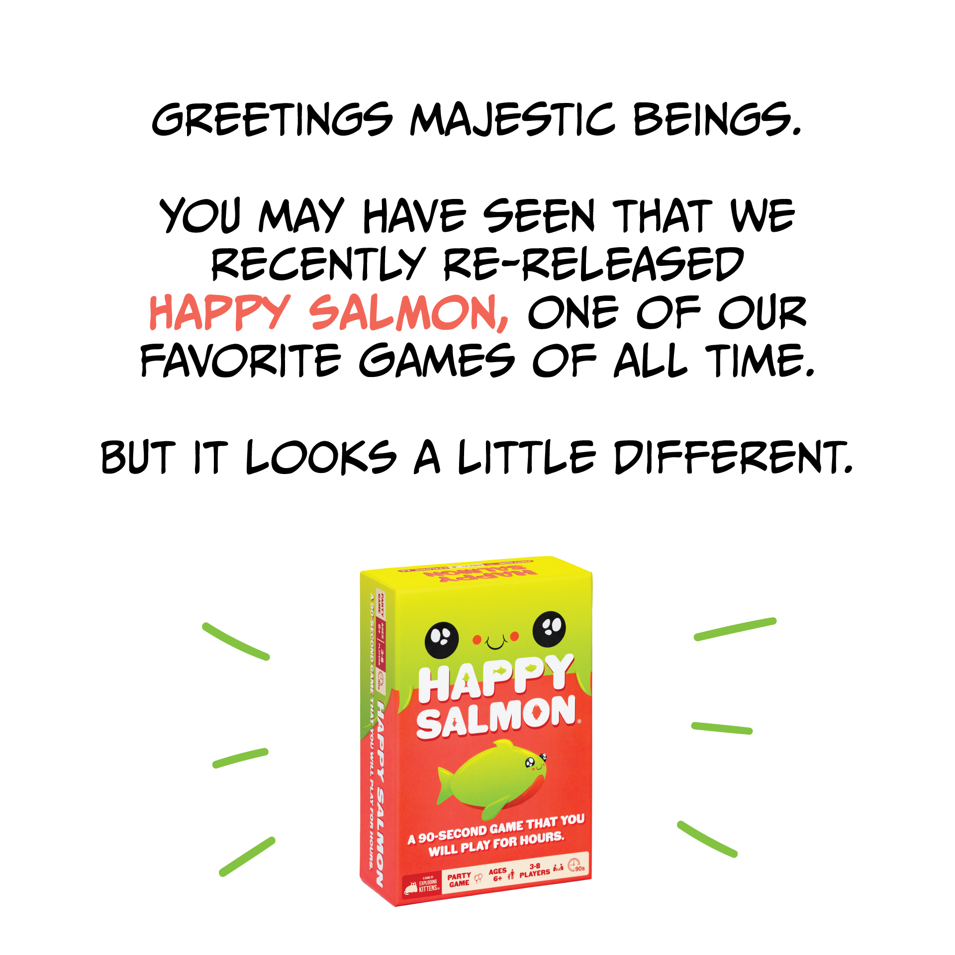 Happy Salmon In A Box?! 