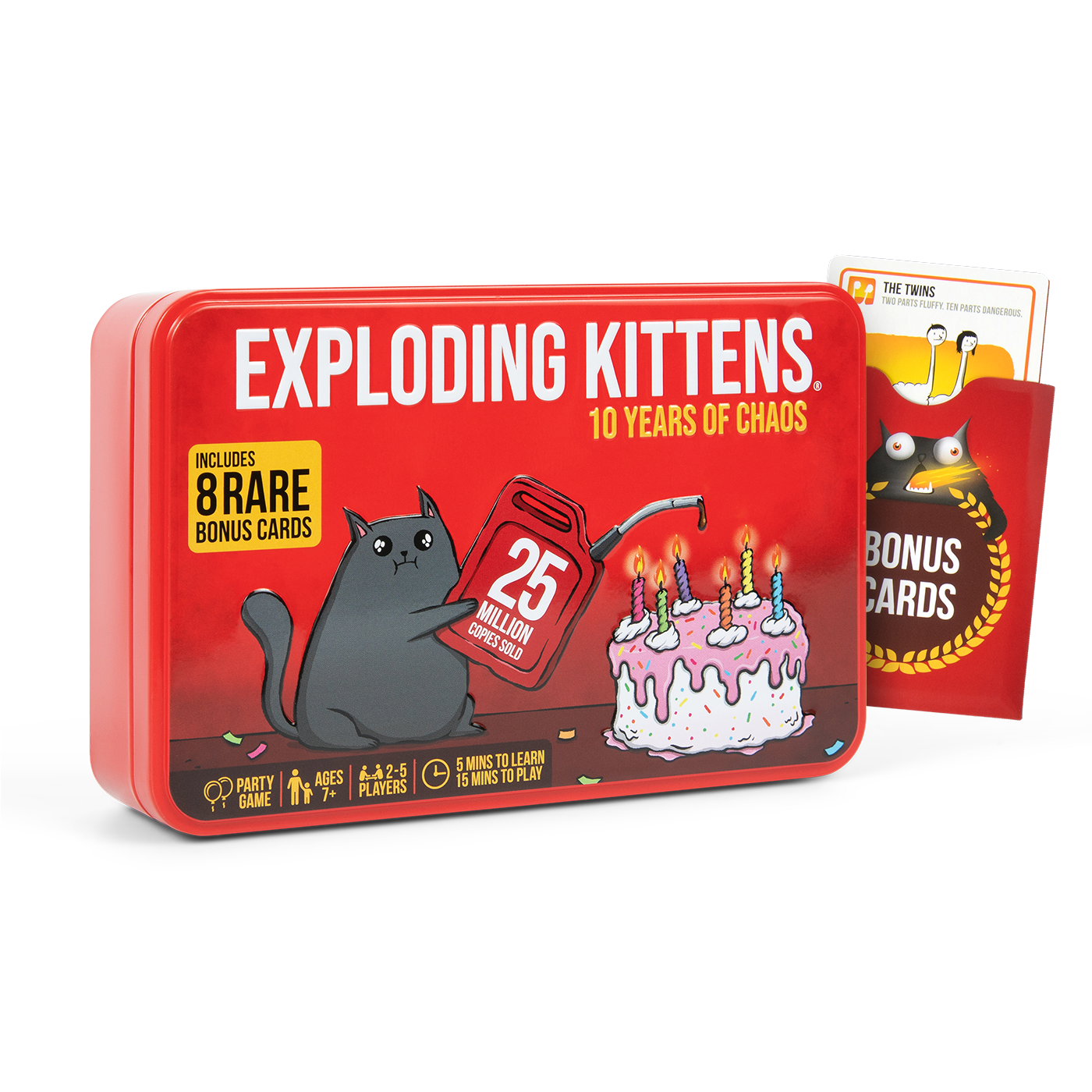 Exploding Kittens: Original Edition (10th Anniversary Tin Edition) 