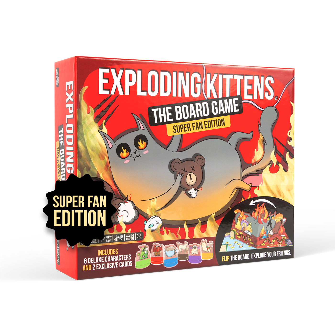 Exploding Kittens: The Board Game (Super Fan Edition) 