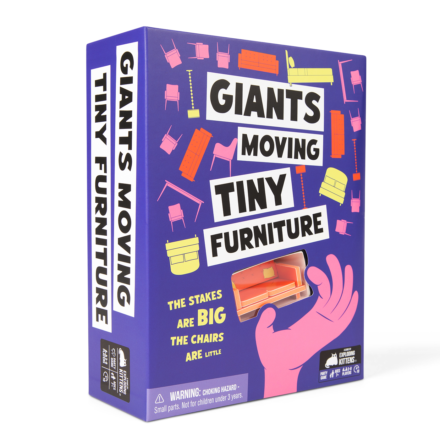 Giants Moving Tiny Furniture 