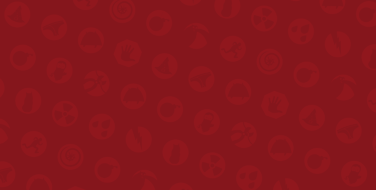 Dark red patterned banner background