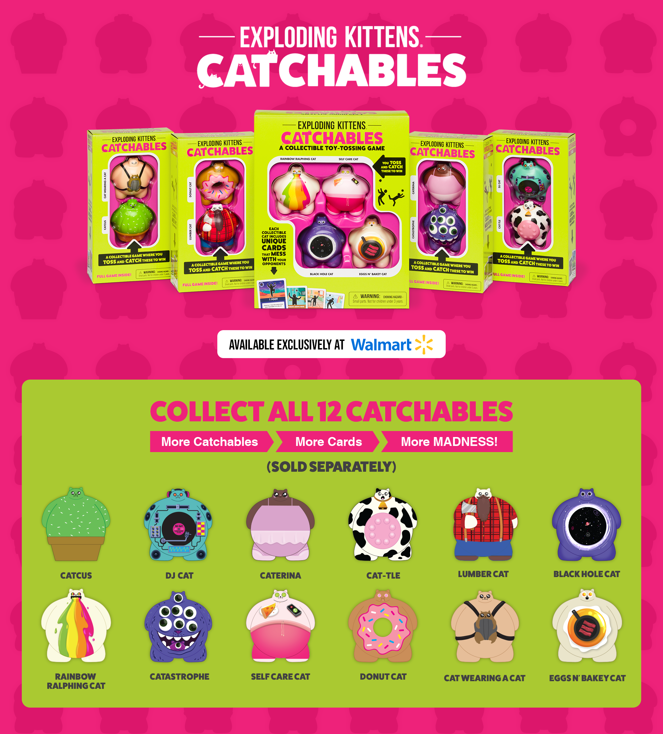 Collect all twelve Catchables collection poster