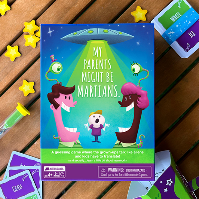 My Parents Might Be Martians game box 