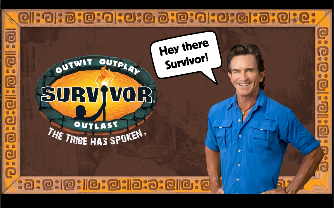 Survivor how to play video with the show host 