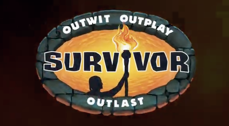 Survivor logo on a dark video thumbnail 