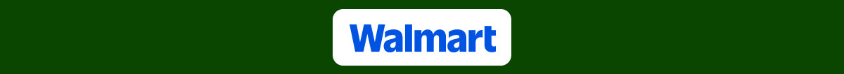 Buy at Walmart call-to-action button on a green banner