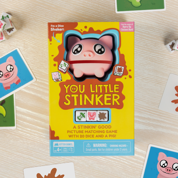 You Little Stinker Pig Edition game box with cards 
