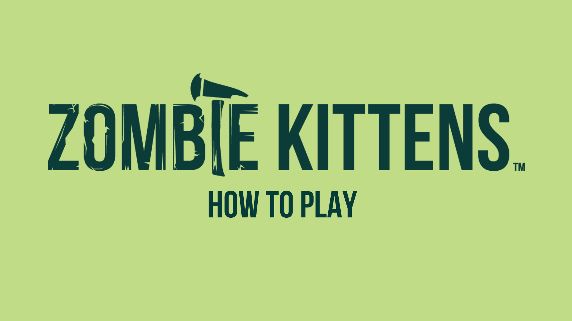 ZOMBIE KITTENS