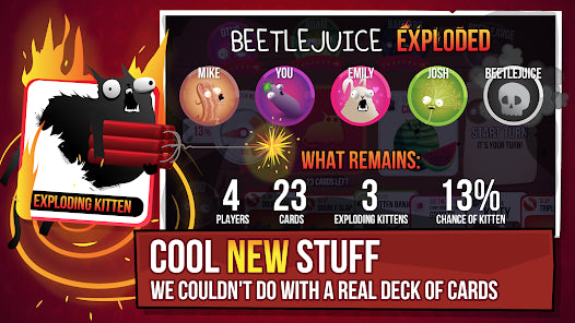Beetlejuice edition feature banner highlighting cool new game content 