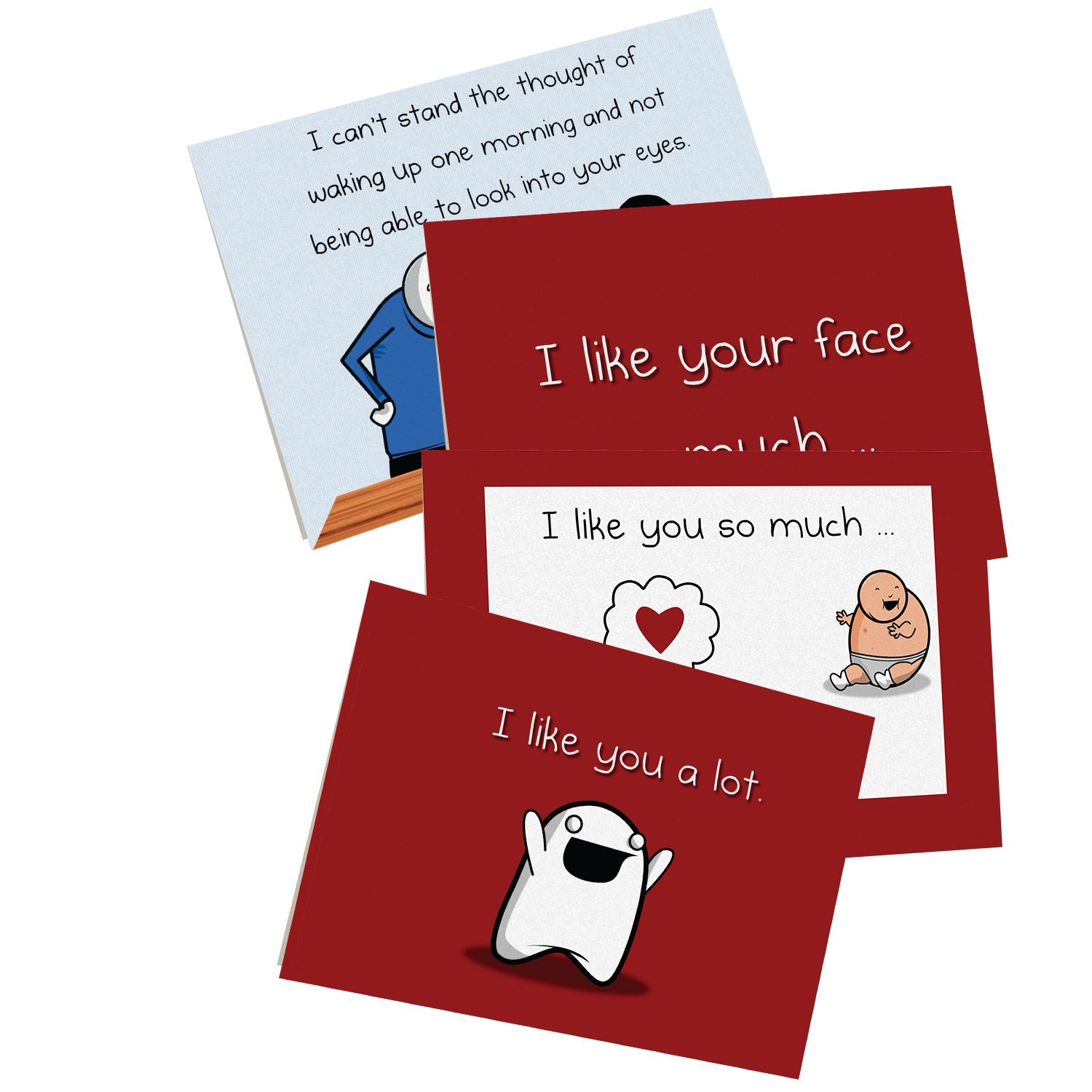 NSFW Love & Friendship Cards Vol. B - 4 pack 