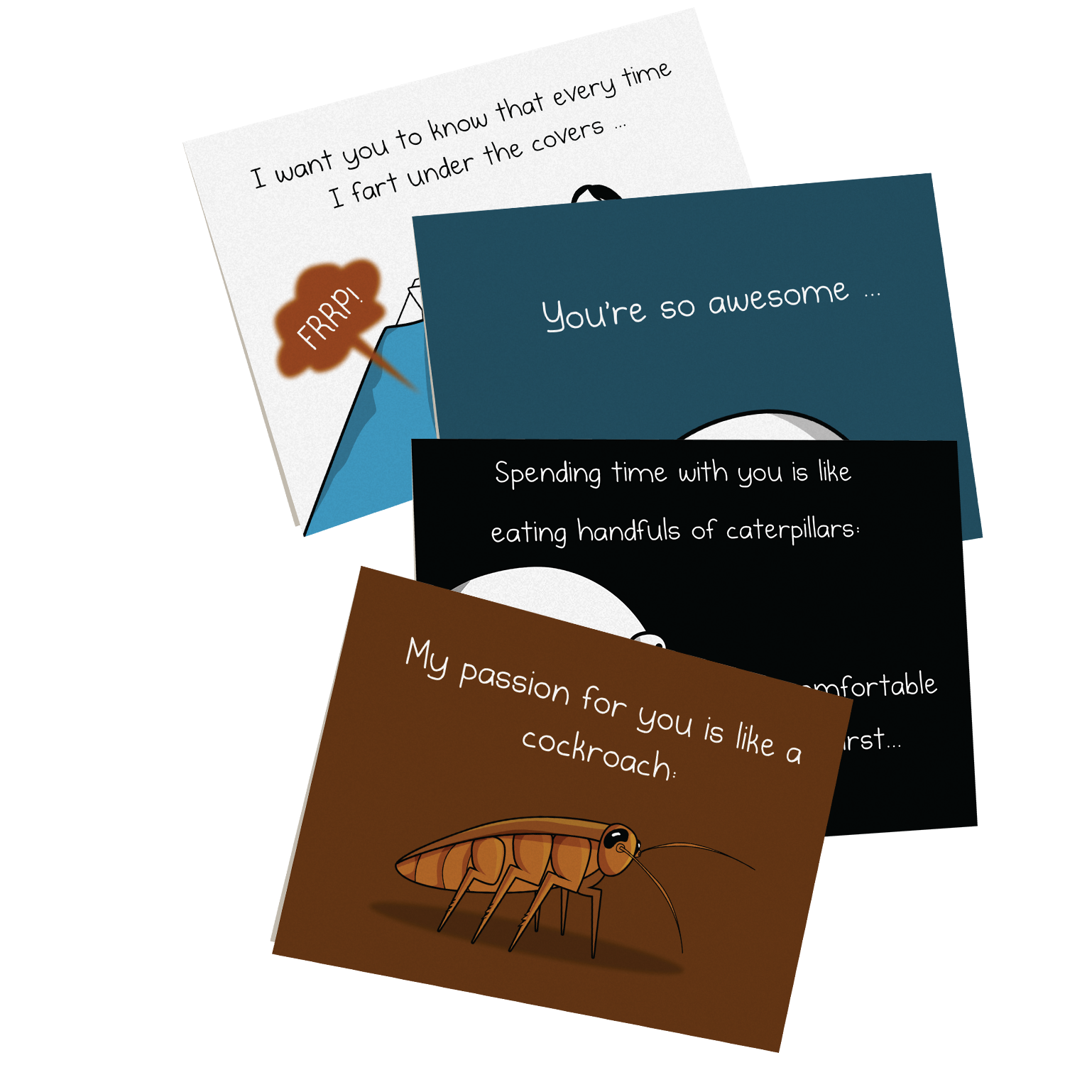 NSFW Love & Friendship Cards Vol. D - 4 pack 