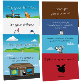 NSFW Birthday Cards - 8 pack