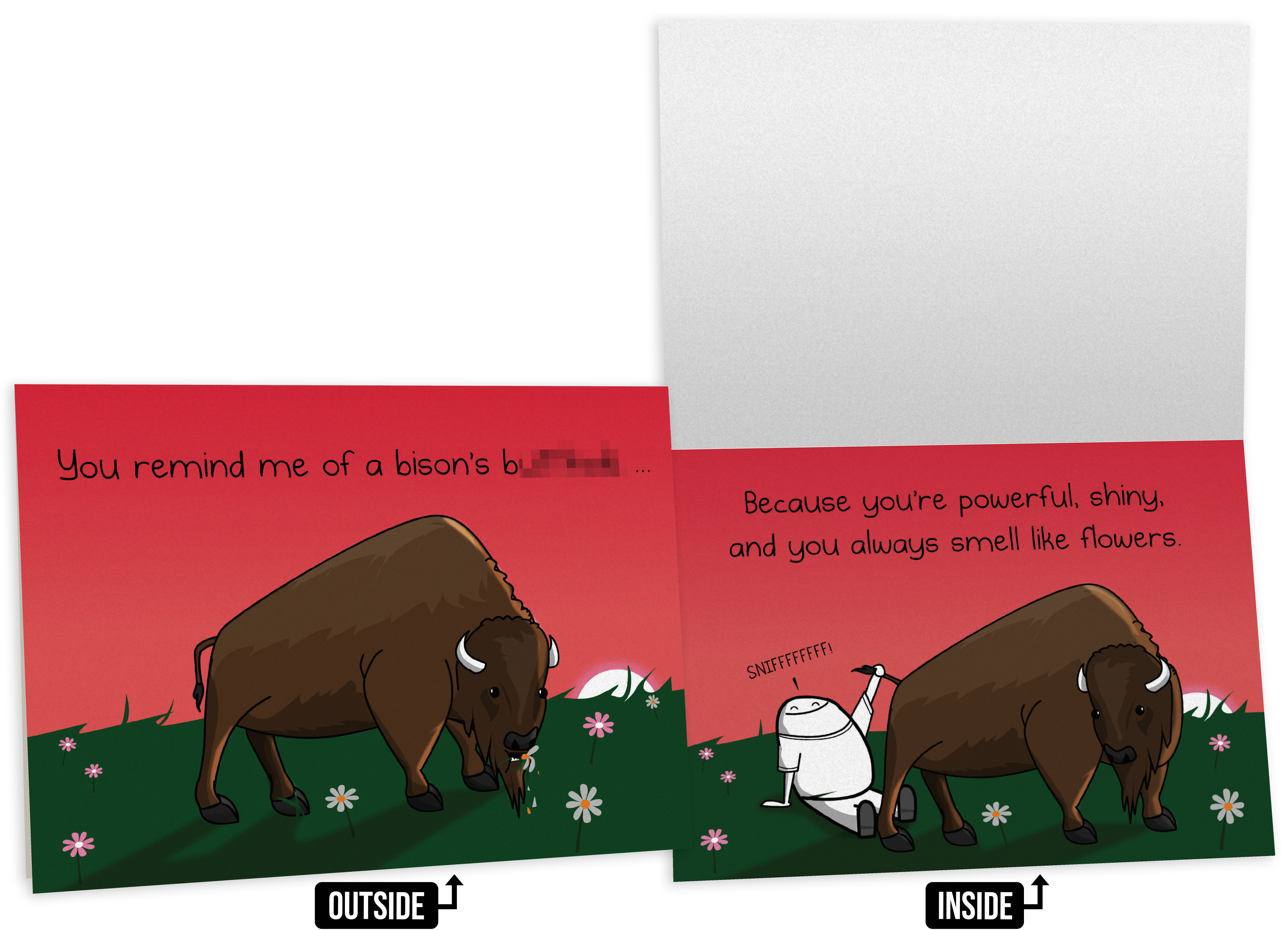 Bison - NSFW Friendship Card 