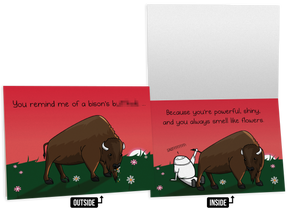 Bison - NSFW Friendship Card