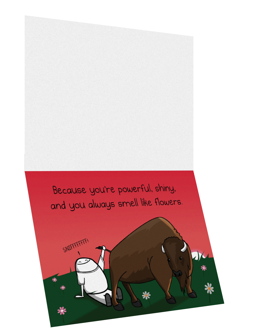 Bison - NSFW Friendship Card