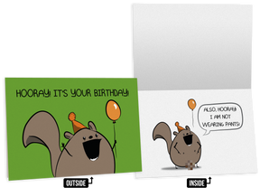 Chipmunk - NSFW Birthday Card