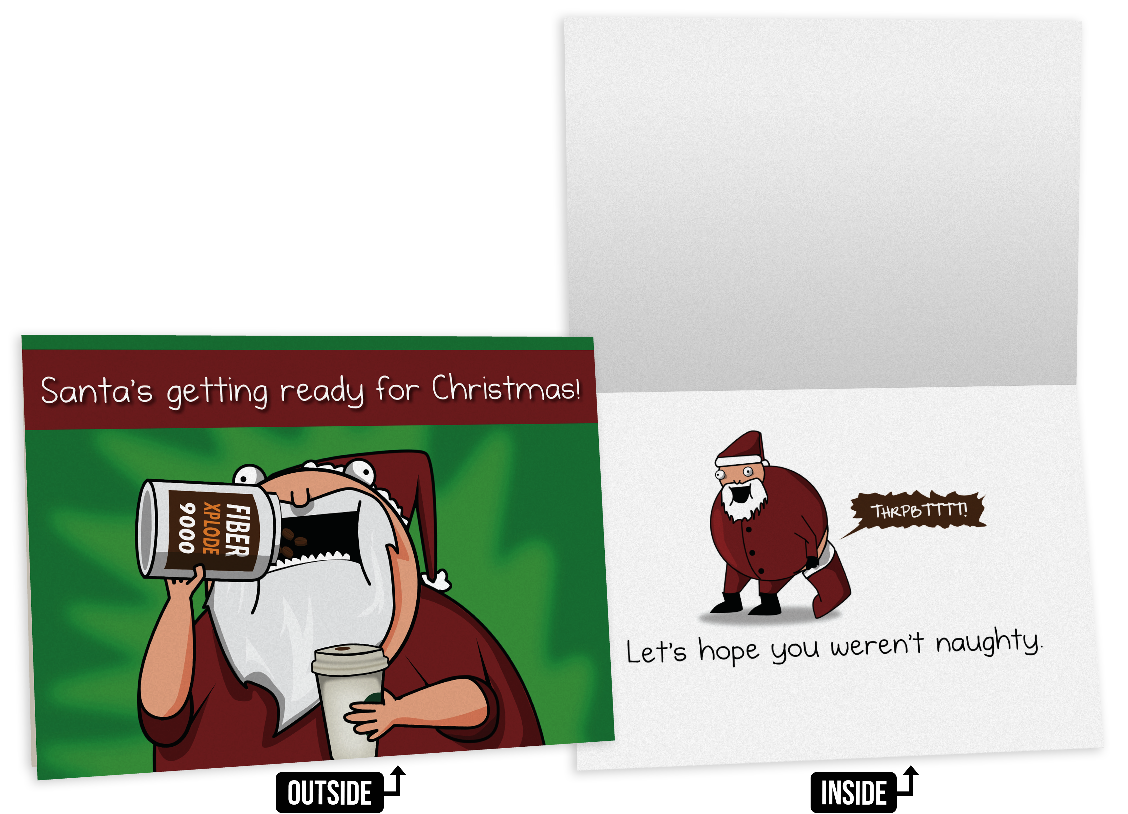 Santa’s Fiber - NSFW Holiday Card 