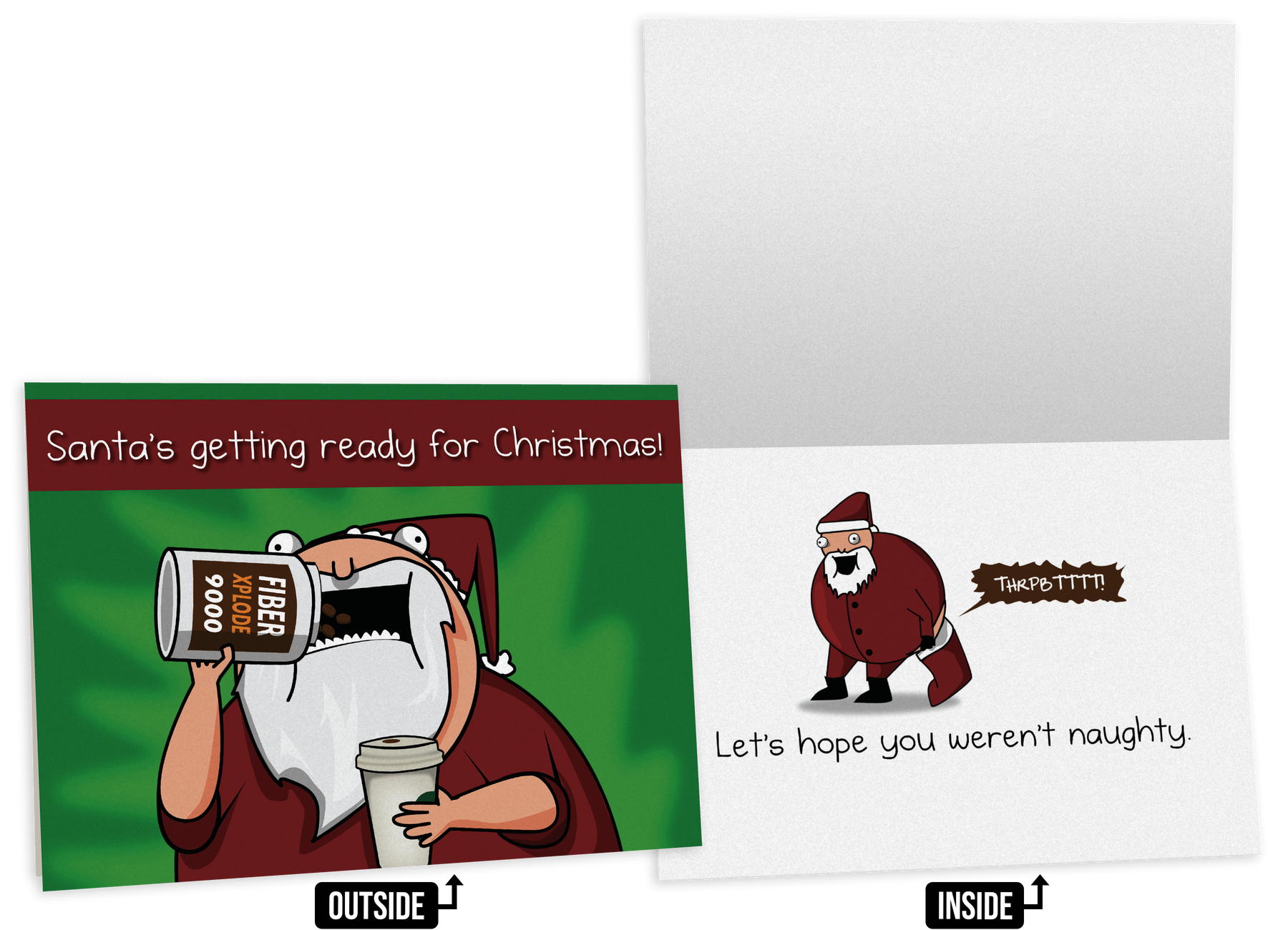 Santa’s Fiber - NSFW Holiday Card