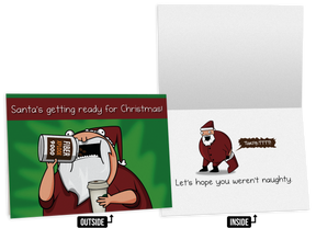 Santa’s Fiber - NSFW Holiday Card