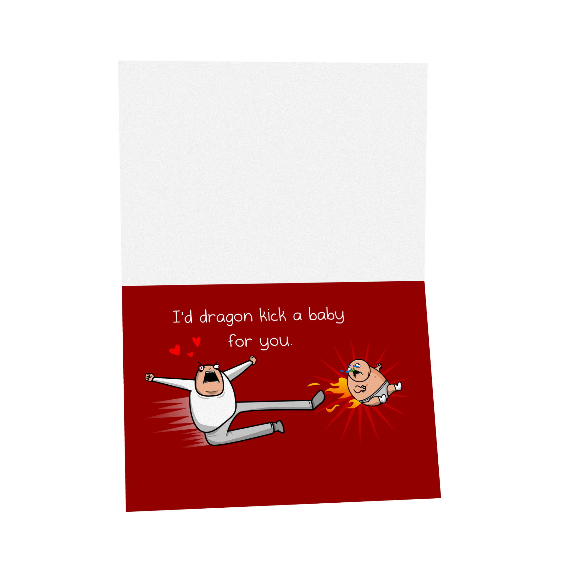 Baby Kick - NSFW Love & Friendship Greeting Card