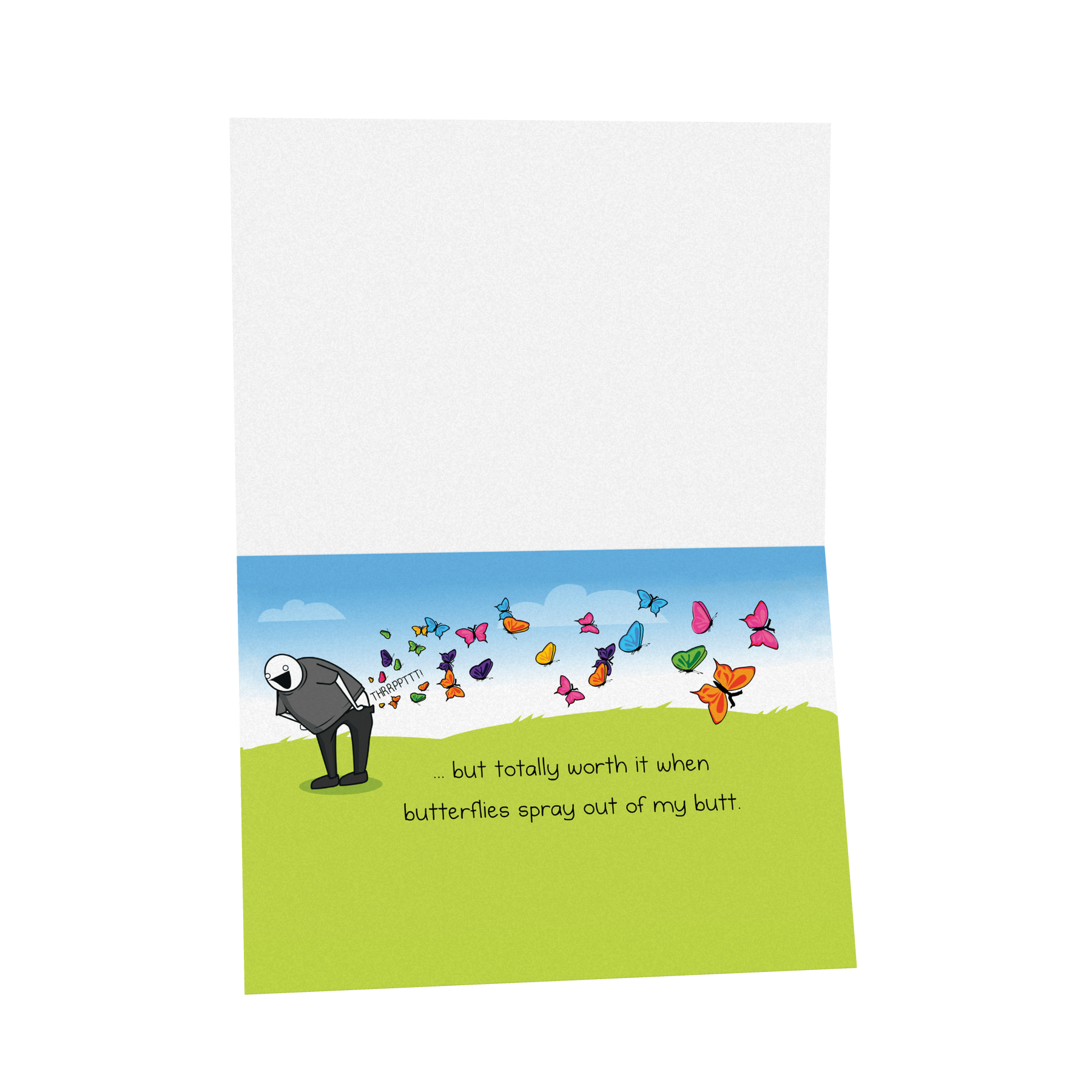 Caterpillar - NSFW Love & Friendship Greeting Card