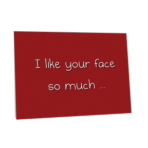 Face Freezer - NSFW Love & Friendship Greeting Card