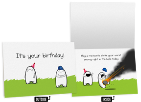 Meteorite - NSFW Birthday Greeting Card