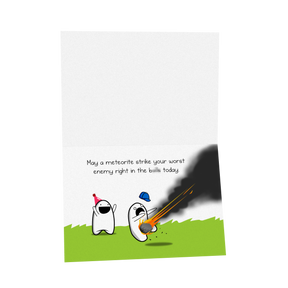 Meteorite - NSFW Birthday Greeting Card