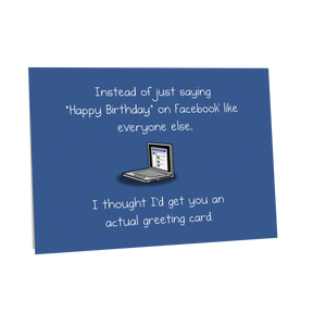 Facebook Panda - NSFW Birthday Greeting Card